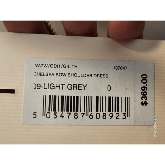 BNWT Ted Baker London Gilith Chelsea Bow Shoulder Dress - Picture 12 of 15